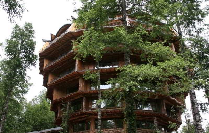 Huilo Huilo Nothofagus Hotel & Spa Puerto Fuy Exterior foto