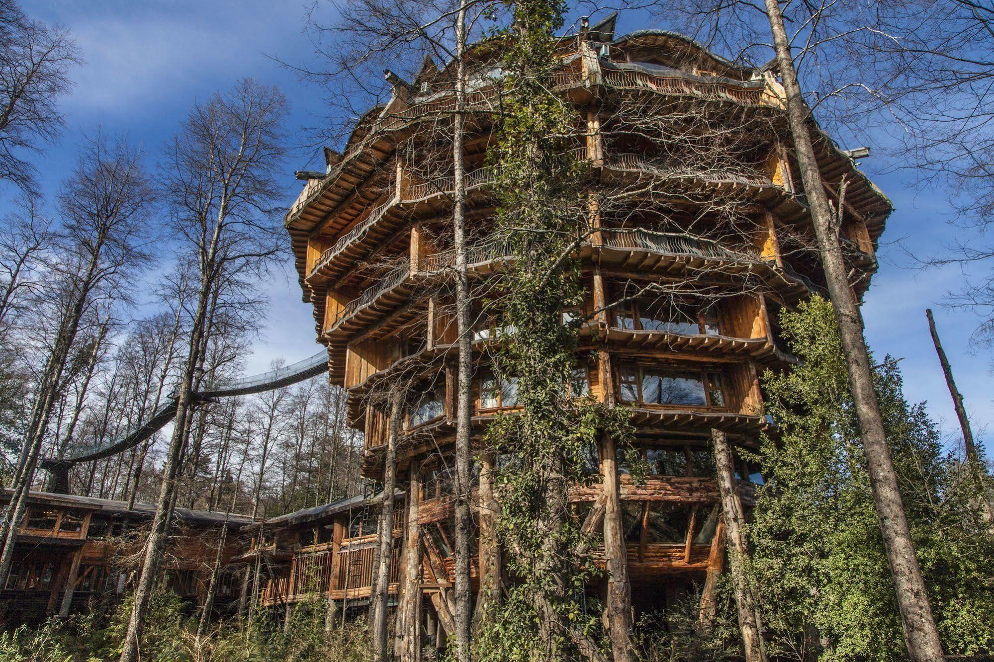 Huilo Huilo Nothofagus Hotel & Spa Puerto Fuy Exterior foto