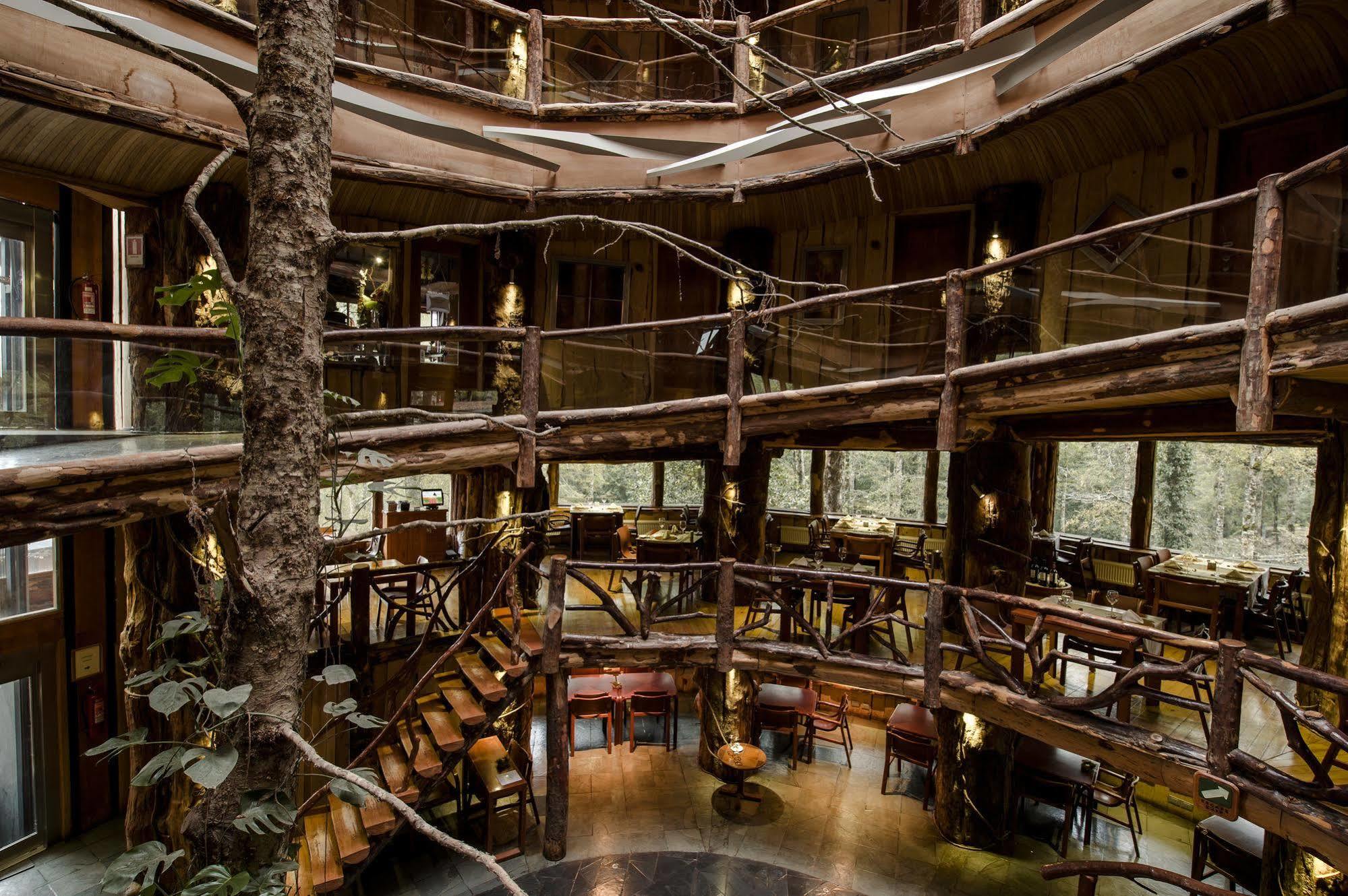 Huilo Huilo Nothofagus Hotel & Spa Puerto Fuy Exterior foto